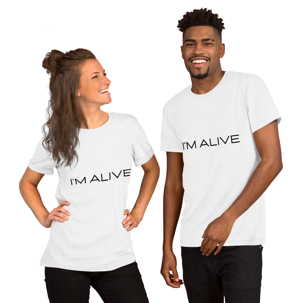 T-shirt Je suis en vie