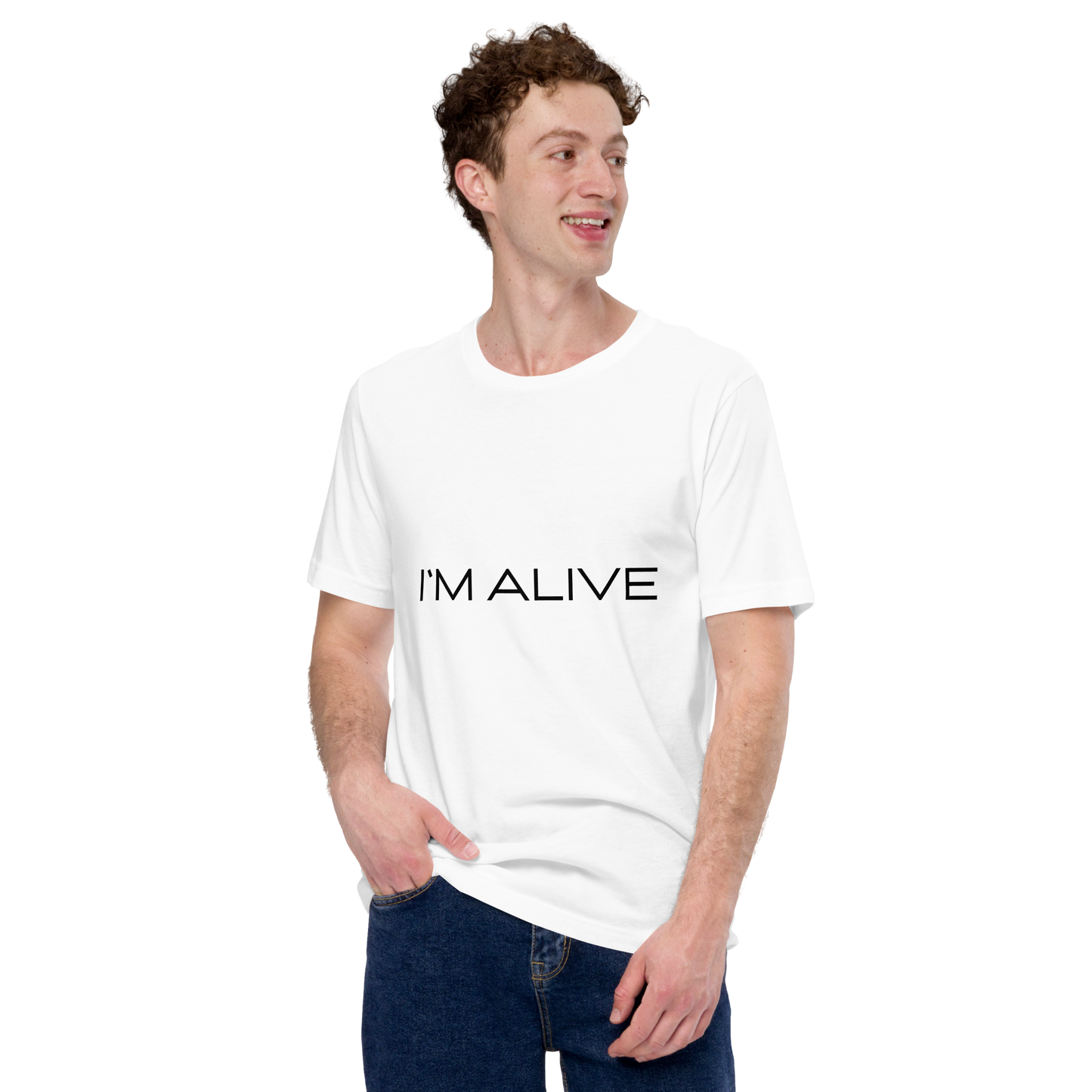 T-shirt Je suis en vie
