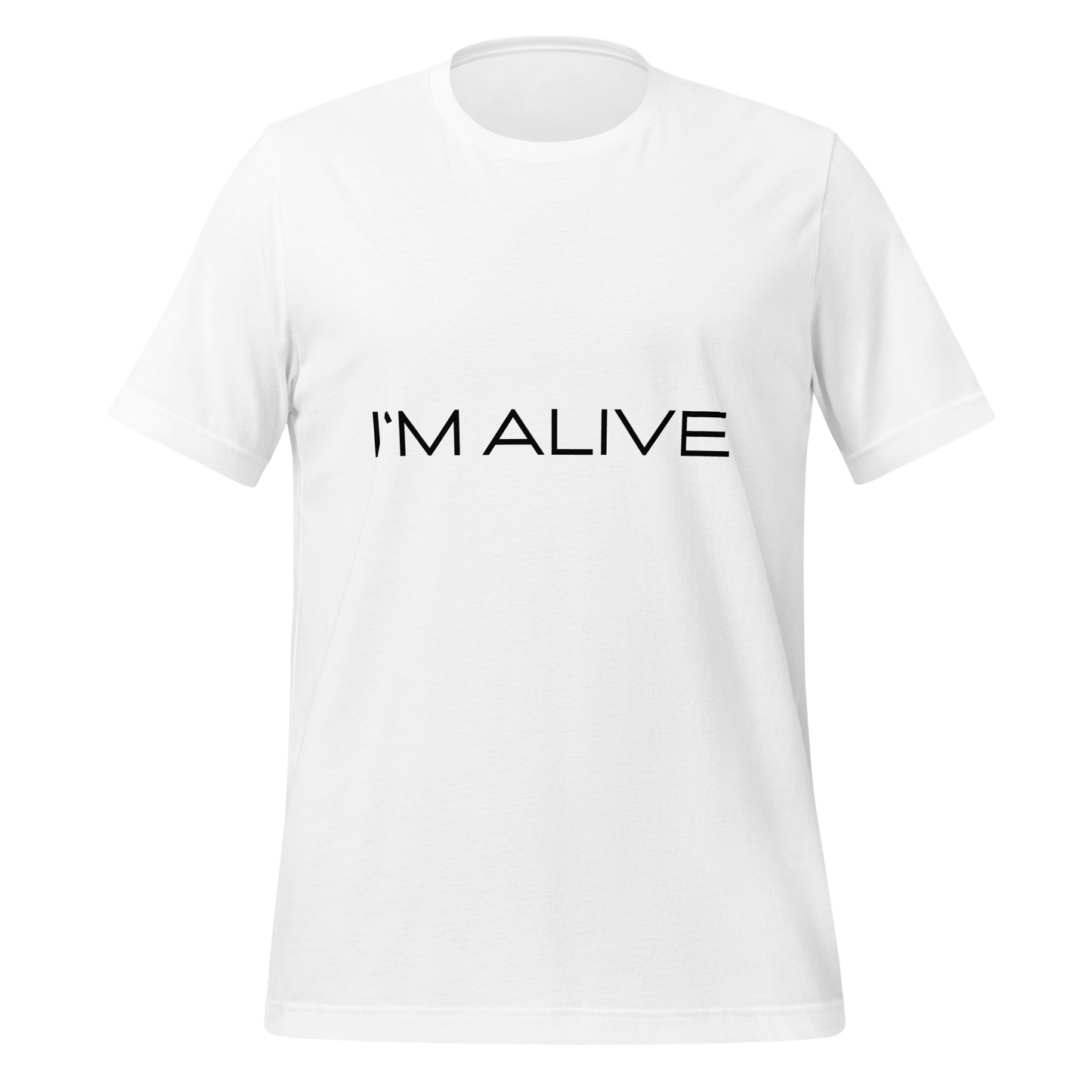 T-shirt Je suis en vie