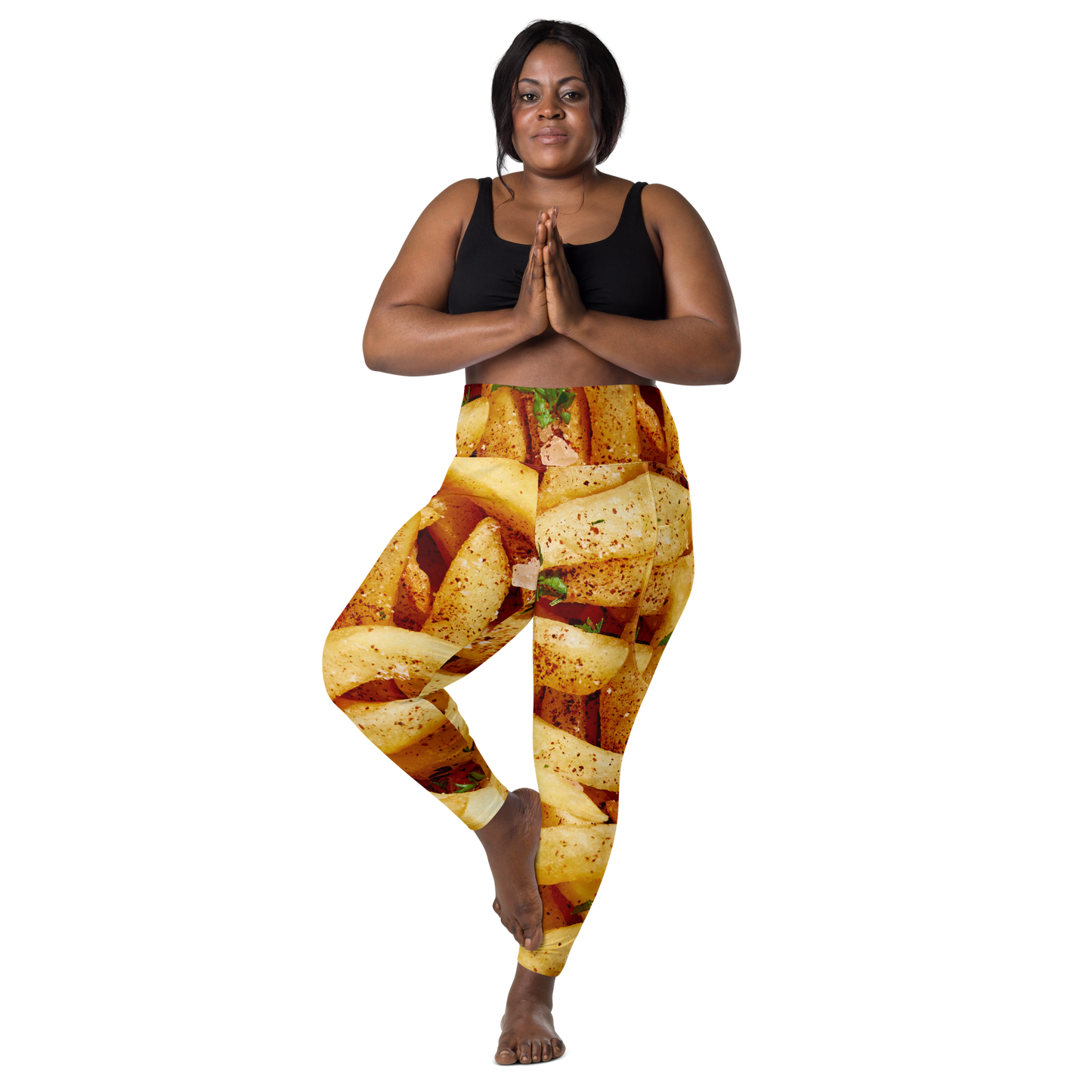 FRENCH FRIES Leggings with pockets