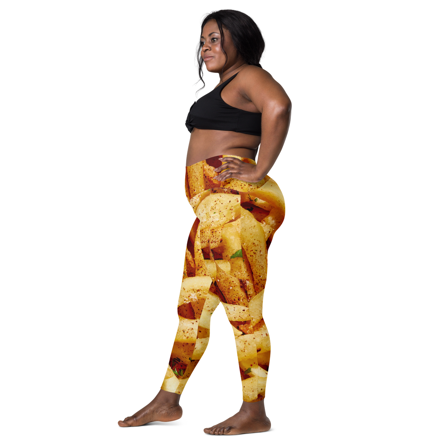 FRENCH FRIES Leggings with pockets