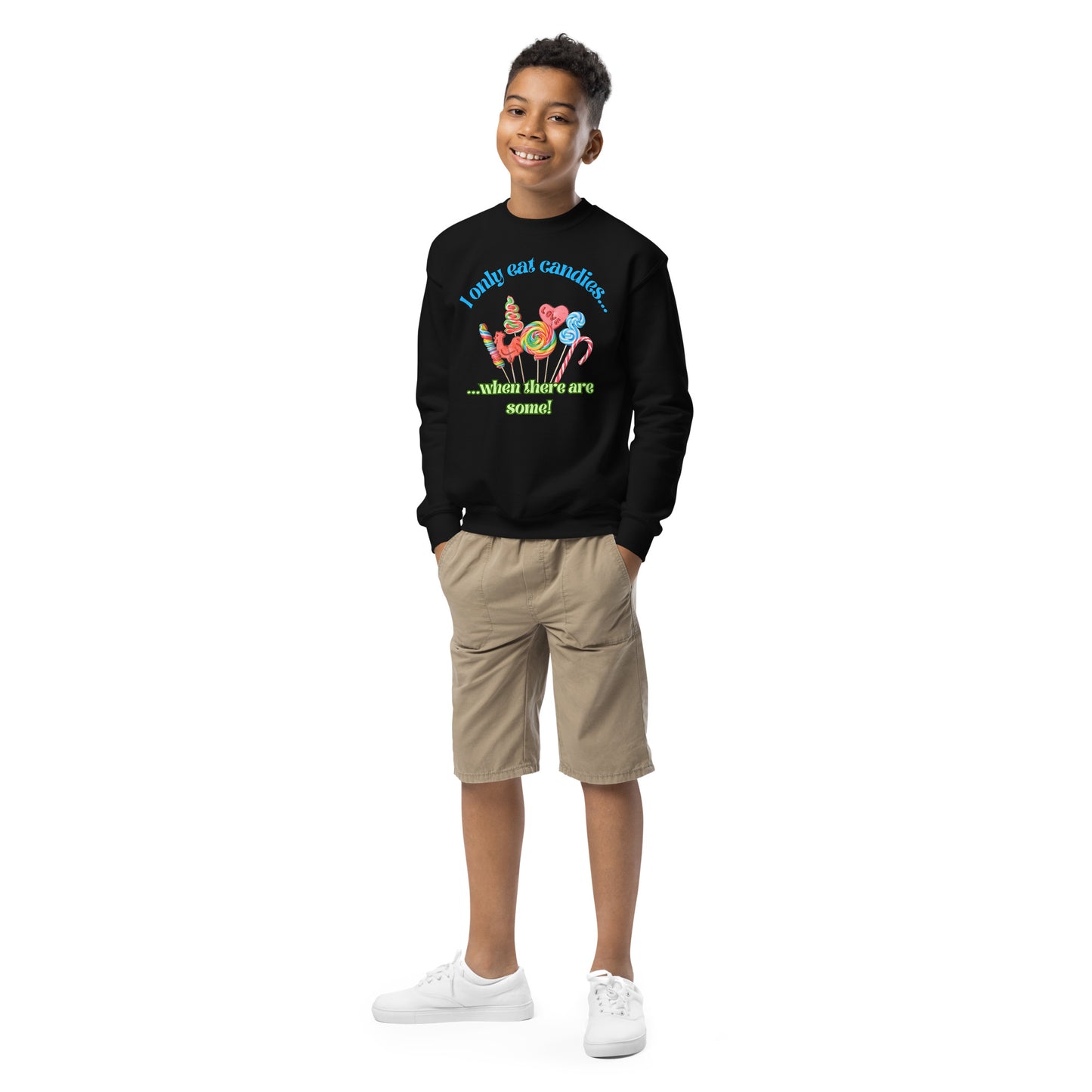 I ONLY EAT SWEETS Kids jumper unisex