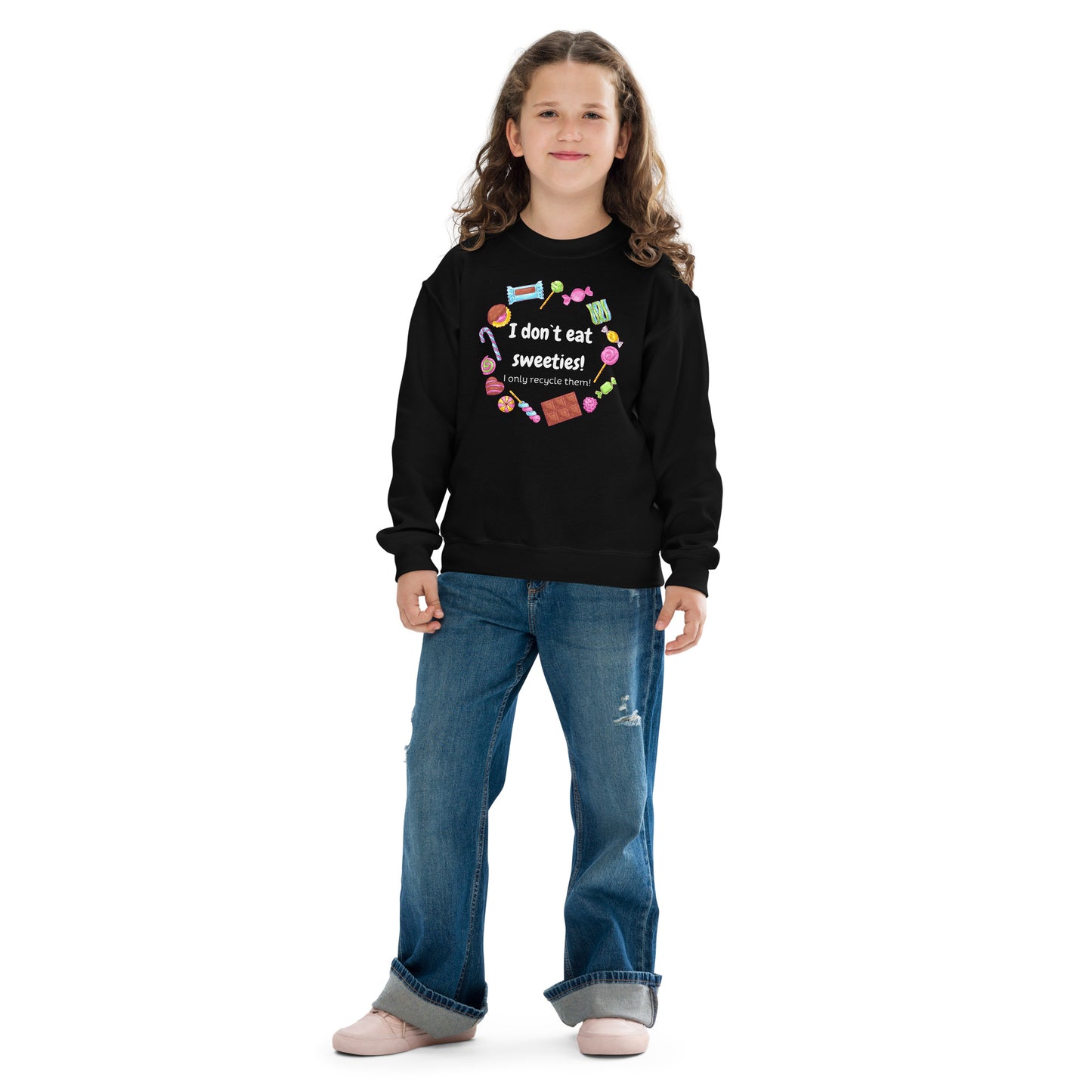 I DON`T EAT SWEETS Kids jumper unisex