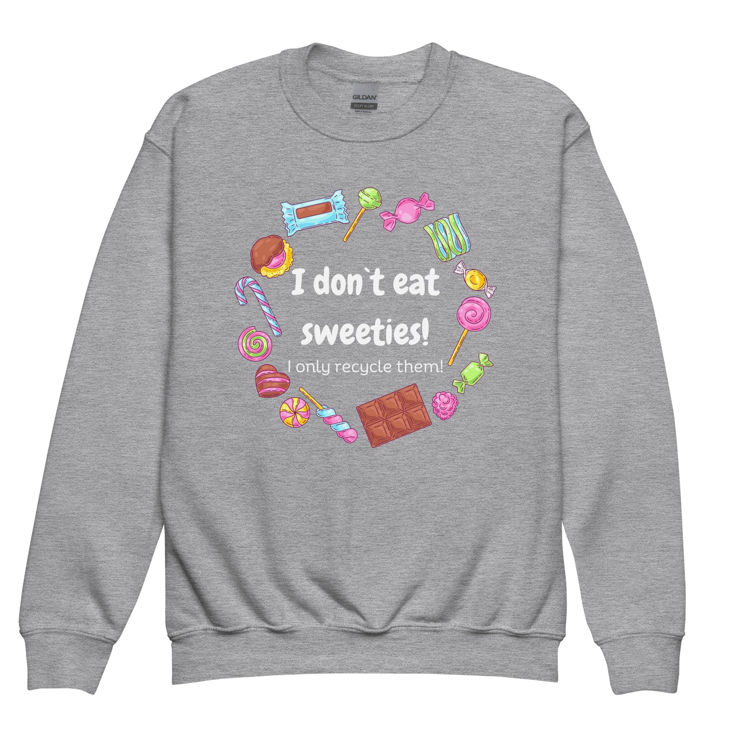 I DON`T EAT SWEETS Kids jumper unisex