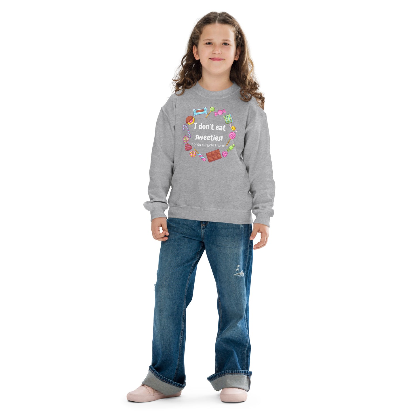 I DON`T EAT SWEETS Kids jumper unisex